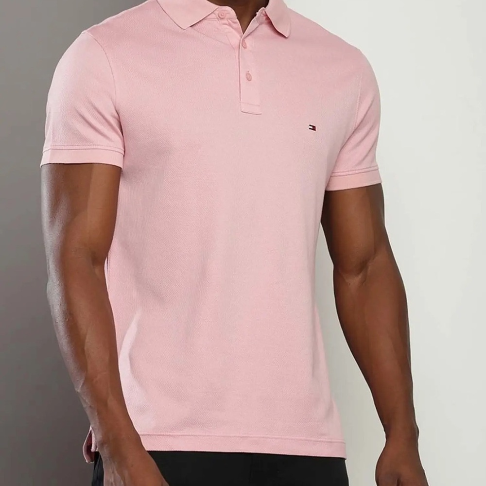 Tommy Hilfiger Light Pink Men's Polo